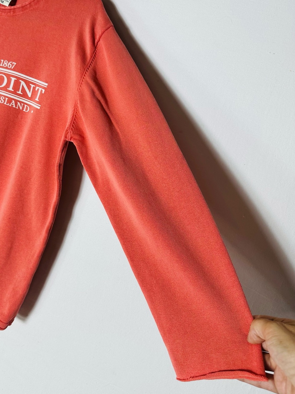 Tall Ships Trading Company PEI East Point Coral Cotton Crewneck Sweatshirt M - Picture 9 of 14
